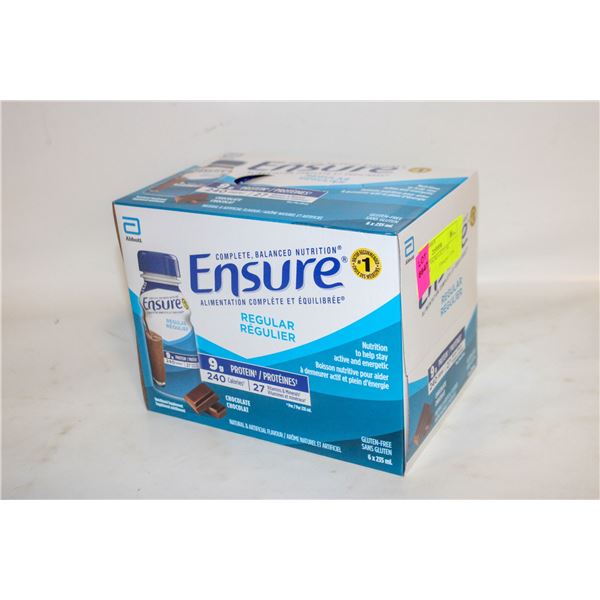 CASES OF ENSURE 6 X 235 ML CHOCOLATE