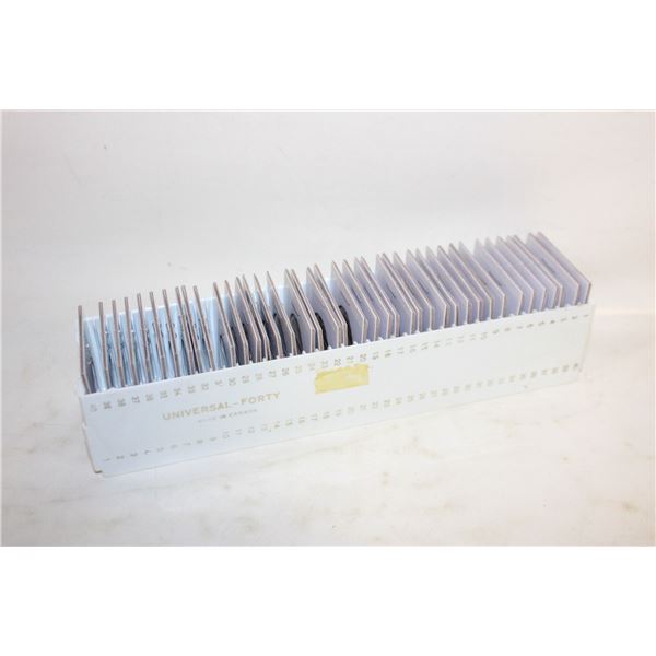 BRITISH PENCE COINS IN 2X2 PROTECTORS