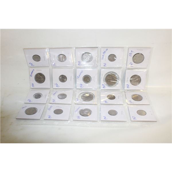 1960'S COINS IN 2X2'S