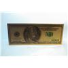 Image 1 : GOLD FOIL BILL NOVELTY USA 100