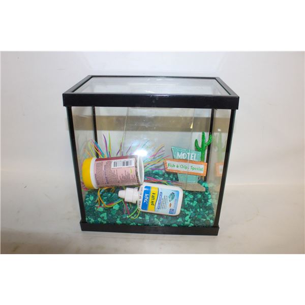 BETA FISH TANK WITH ACCESSORIES