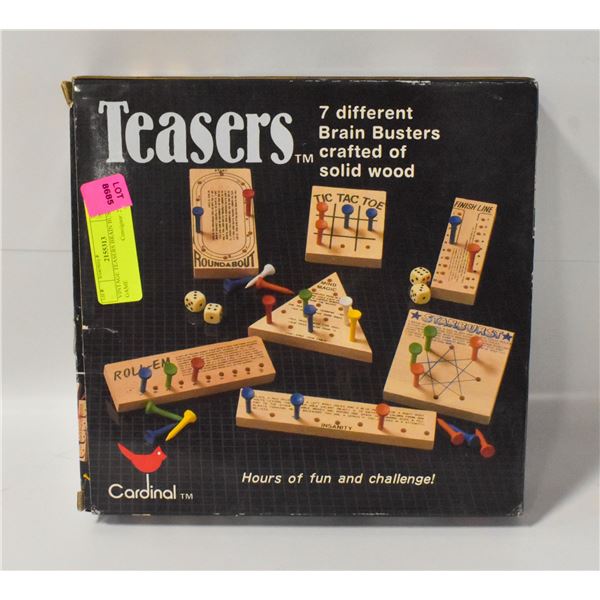 VINTAGE TEASERS BRAIN BUSTERS GAME