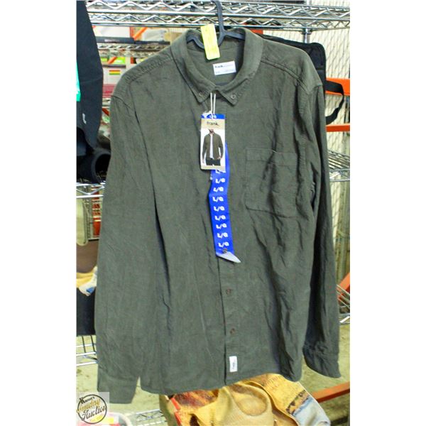 NEW FRANK AND OAK MENS SZ L CORDUROY