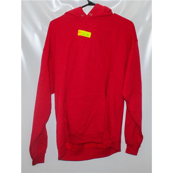 HANES LARGE RED HOODIE