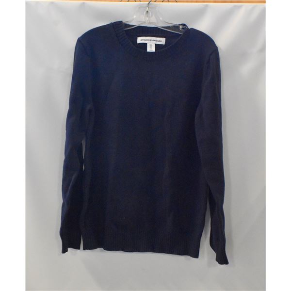 AMAZON ESSENTIALS MEDIUM BLUE SWEATSHIRT