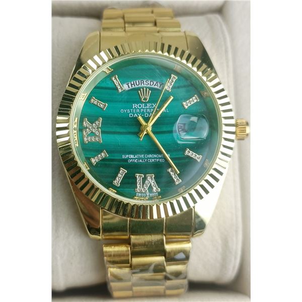 NEW REPLICA R0LEX DATE JUST QUARTZ WATCH