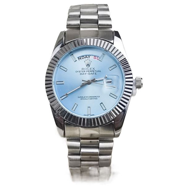 NEW REPLICA R0LEX "DAY DATE" QUARTZ WATCH