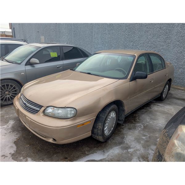 TOW YARD SEIZURE: 2001 CHEVROLET MAILIBU