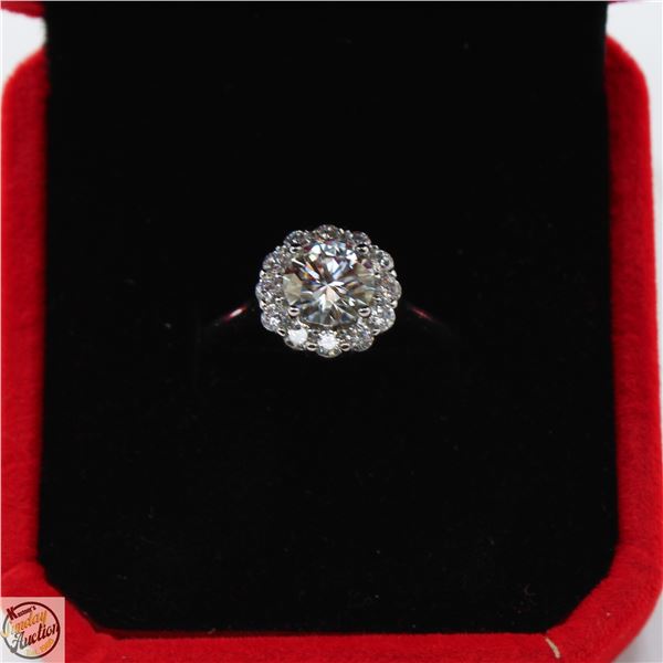 #3569-CUSTOM SET 1.00 CT GRA CERTIFIED ROUND