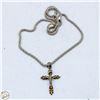Image 1 : SILVER 925 NECKLACE WITH STERLING CROSS