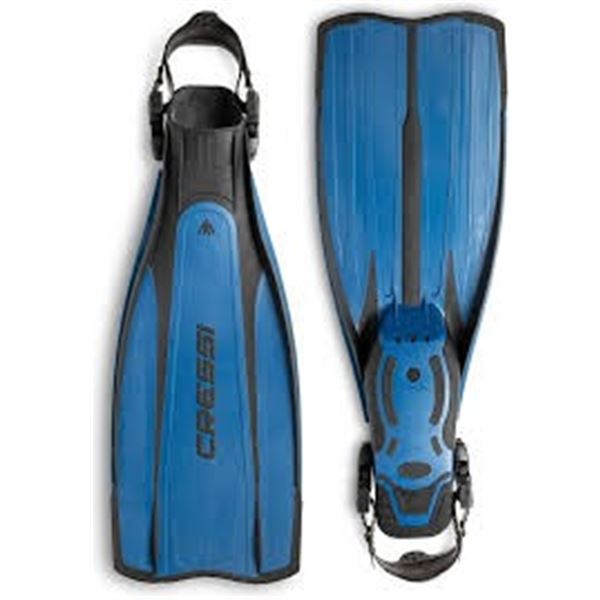 NEW CRESSI PRO LIGHT OPEN HEEL DIVING FINS MENS 12