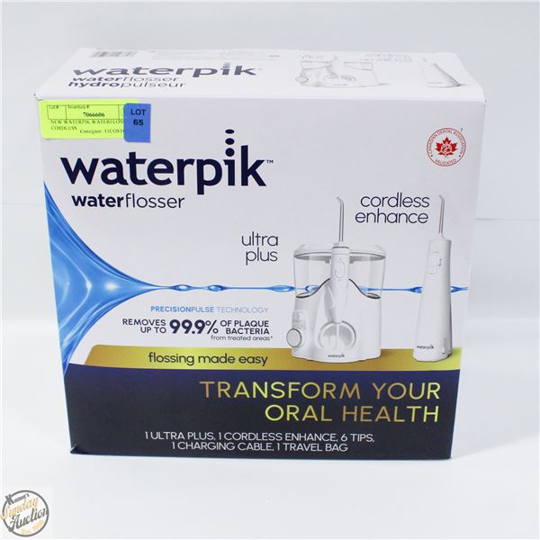 NEW REPACKED WATERPIK WATERFLOSSER CORDLESS