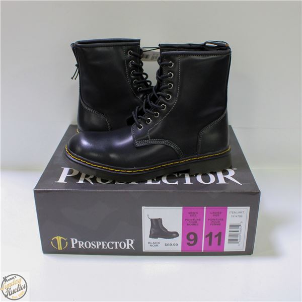 NEW PROSPECTOR BOOTS UNISEX MENS 9 WOMENS 11