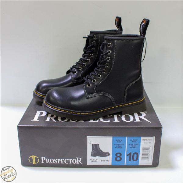 NEW PROSPECTOR BOOTS UNISEX MENS 8 WOMENS 10