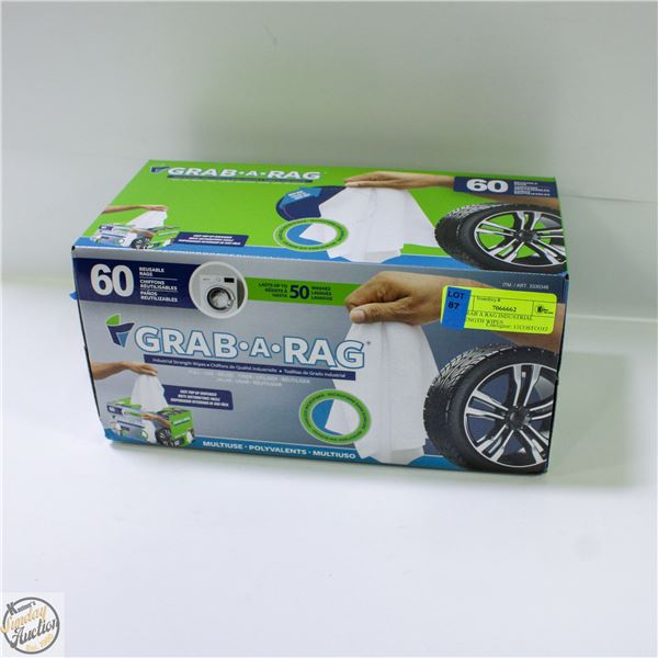 59 GRAB A RAG INDUSTRIAL STRENGTH WIPES