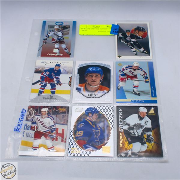 8X WAYNE GRETZKY HOCKEY CARDS