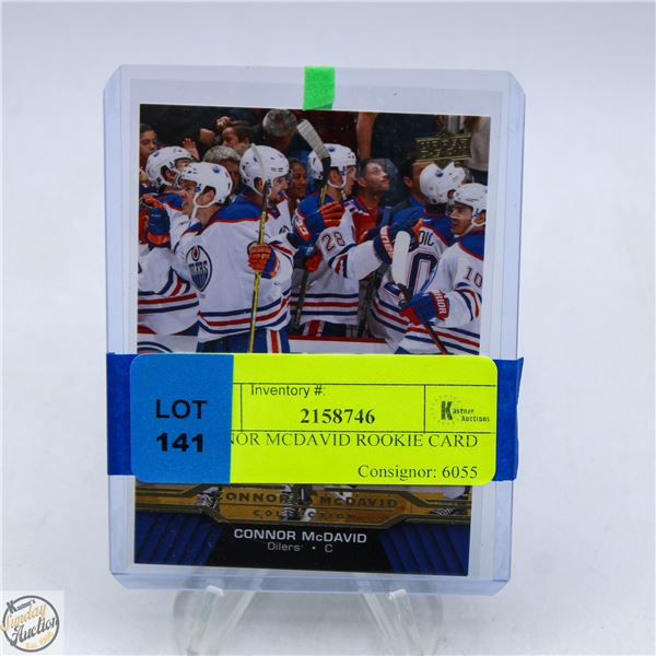 CONNOR MCDAVID ROOKIE CARD