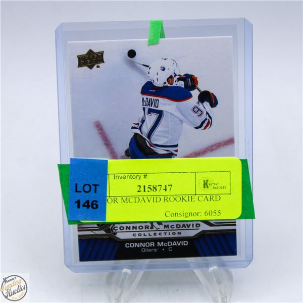 CONNOR MCDAVID ROOKIE CARD