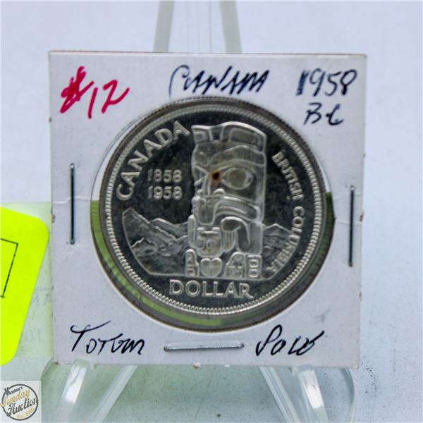 1958 CANADA SILVER DOLLAR