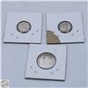Image 2 : SILVER NEWFOUNDLAND COINS (3) 1917, 1944C, 1945