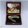 Image 1 : COLLECTOR KNIFE DEER IN WOOD BOX