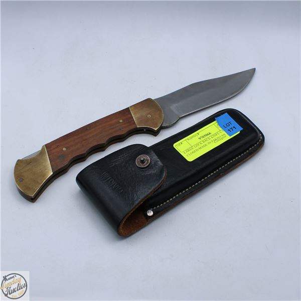 LARGE LOCK BACK KNIFE 6.5 CLOSED MADE IN PAKISTAN
