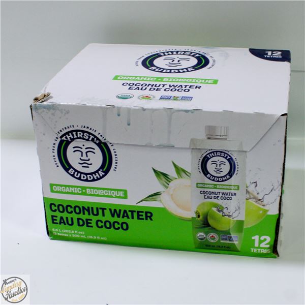 12 X 500ML THIRSTY BUDDHA ORGANIC COCONUT WATER