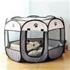 Image 1 : NEW SENCONE PORTABLE PET PLAYPEN FOLDABLE H-20"