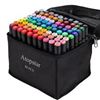 Image 1 : NEW 80 COLORS ALCOHOL MARKERS