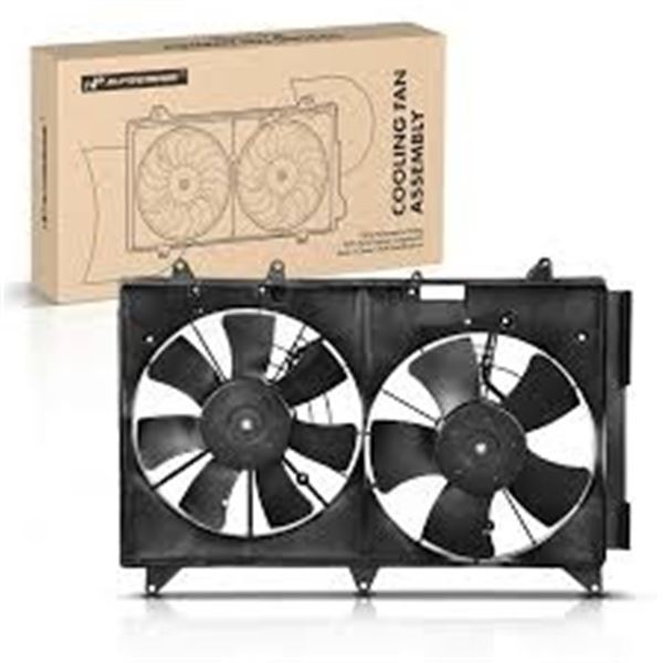 NEW W BOX A-PREMIUM DUAL ENGINE RADIATOR COOLING F