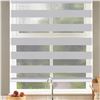Image 1 : NEW SEEYE CORDLESS ZEBRA ROLLER BLINDS 37X 72 GRE
