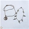 Image 1 : 15.4G SILVER BRACELET + NECKLACE/PENDANT
