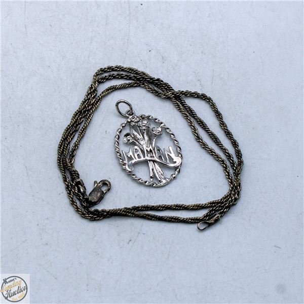 6.1G SILVER NECKLACE (ACID TESTED) + A PENDANT