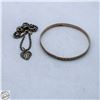 Image 1 : 16.9G SILVER BRACELET + NECKLACE W/PENDANT