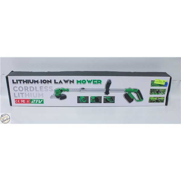 NEW LITHIUM-ION LAWN MOWER CORDLESS LITHIUM 21V