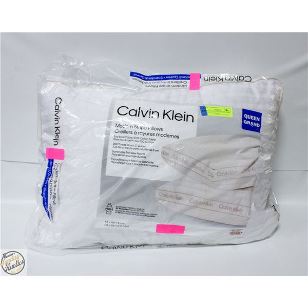 CALVIN KLEIN 1PK MODERN STRIPE PILLOW QUEEN SIZED