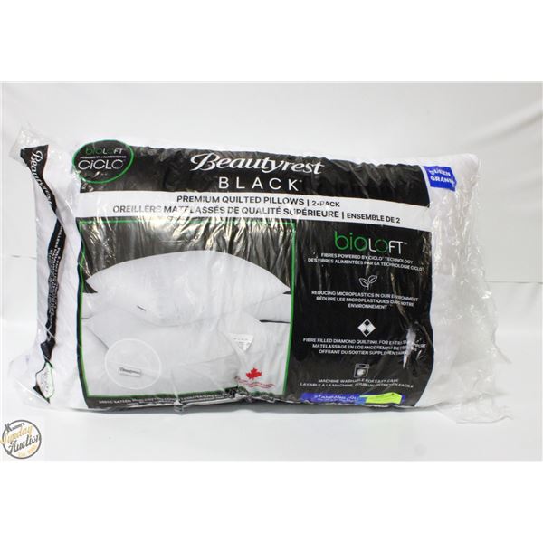 BEAUTYREST 2PK PILLOWS QUEEN SIZED