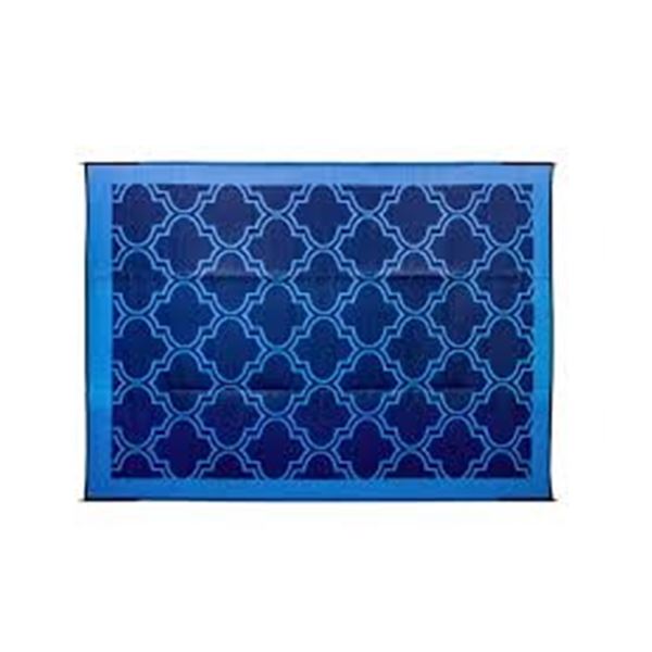 BRAND NEW CAMCO 9 X 12' LEISURE MAT LATTICE BLUE