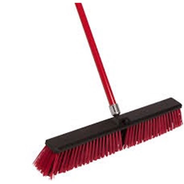 NEW TIDY TOOLS LARGE 18" PUSH BROOM