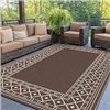 Image 1 : BRAND NEW GENIMO 8 X 10' OUTDOOR RUG COFFEE BEIGE