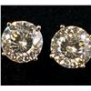Image 1 : 14K WHITE GOLD MOISSANITE(2.4CT) EARRINGS WEIGHT