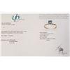 Image 2 : 10K YELLOW GOLD MOISSANITE(0.5CT) RING SIZE 6.5