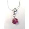 Image 1 : SILVER CRYSTAL 16" NECKLACE