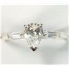 Image 1 : SILVER CZ RING
