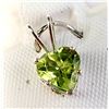 Image 1 : SILVER PERIDOT(0.7CT) PENDANT, MADE IN CANADA