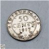 Image 2 : 1917 NEWFOUNDLAND SILVER 50 CENT COIN