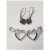 Image 1 : SILVER 2 EARRING SET