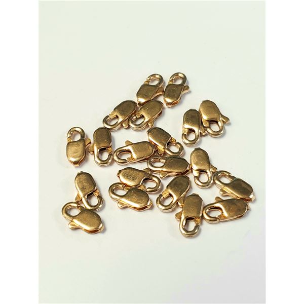 14K GOLD FILLED PACK OF 20PCS 4.17G LOBSTER CLASP
