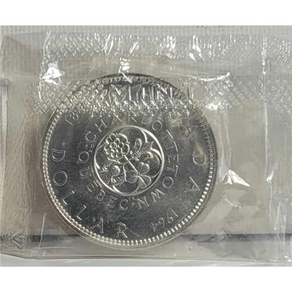 CANADIAN 1964 UNCIRCULATED SILVER DOLLAR