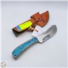 Image 1 : STAINLESS SKINNING KNIFE 58 HRC MICARTA
